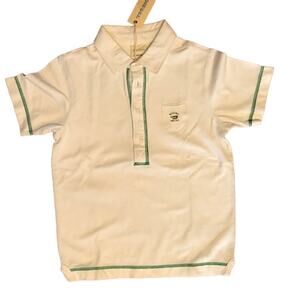 Diesel Kids Polo Shirt - White with Green Accents